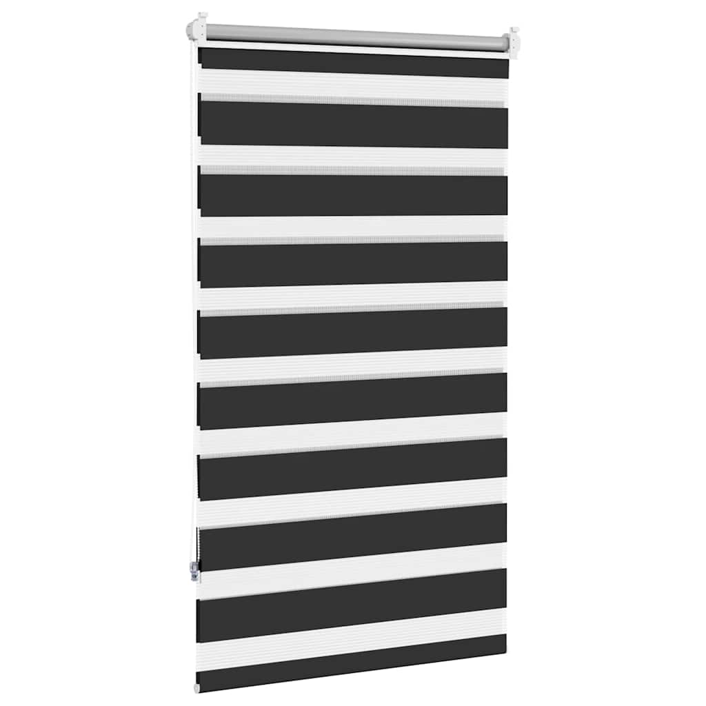 Zebra Blind 70 x 120 cm Black